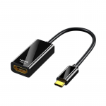 USB C Type C kuni HDMI-&uuml;hilduv USBC kuni HD-MI videokaabel Type-C kuni HD teleri kuvari adapter USB3.1 4K 30Hz muundur MacBook s&uuml;learvuti jaoks must