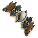 Les Tr&eacute;sors De Lily [D7764] &ndash; disainerk&auml;ev&otilde;ru  Queen Kika  Amber Blue pruun