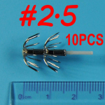 10 tk Kaheksajalg / Kalmaari Jig DIY Hook 2.5# 3.0# 3.5# Squid Lure DIY Konksud Kalap&uuml;&uuml;gitarvikud #2.5