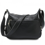 Zency 100% ehtsast nahast moodne naiste &otilde;lakott Tutiga Kvaliteetsed Hobos Elegantsed Lady Crossbody kotid Must Hall