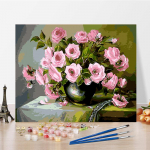 DIY maalimine numbrite j&auml;rgi K&auml;sit&ouml;&ouml; Hobid Digitaalne &otilde;limaal Kunst Kodukaunistus Numbrite maalimine 40x50cm no frame