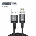 KUULAA magnetiline laadimiskaabel Kiirlaadimine USB-t&uuml;&uuml;pi C-kaabel Magnet mikro-USB-andmelaadimiskaabel telefonikaabel iPhone'i USB-juhtme jaoks for iPhone 0.5M must
