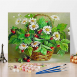 K&auml;sitsi maalitud digitaalne &otilde;limaal Kodukaunistuse numbrid &Otilde;limaal L&otilde;uend DIY Maalimine numbrite j&auml;rgi 40x50cm no frame