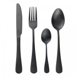 4/5/6 tk mattmust pulman&otilde;u hotellikomplekt &otilde;htus&ouml;&ouml;gikomplekt kahvlid praad nugalaud h&otilde;ben&otilde;ud lauan&otilde;ud l&auml;&auml;ne s&ouml;&ouml;giriistade komplektid 4pcs must