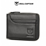 BULLCAPTAIN RFID meeste rahakott ehtsast nahast rahakott, disaineri kaubam&auml;rgiga rahakott, sidur, nahast rahakott, meeste rahakoti kaardihoidja must
