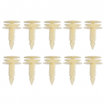 10 tk esiukse trimmipaneeli kinnitusklambrite vahetus GM 10153057 jaoks helekollane v&auml;rv