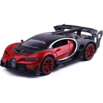Bugatti Vision GT Supercar 1/32 tsingisulamist survevalu, tagasit&otilde;mmatav automudeli m&auml;nguasja heli ja valgus kingitus poisile t&uuml;drukule 15*6.4*4cm punane