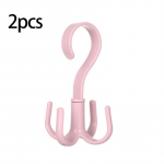 2/4tk P&ouml;&ouml;ratav riidepuu konksud riidekapp riidenagi riidepuu Organisaator kott riidepuu kingad v&ouml;&ouml; sall rippuv nagi kapi riidepuu 2pcs roosa