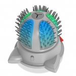 Automaatne kasside hooldaja Nutikas kassimasseerija isepuhastuv harjakamm, 2-k&auml;iguline p&ouml;&ouml;rlev koos hall