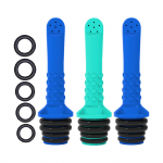 2TK kaasaskantav reisibidee, mis &uuml;hildub enamiku pudelite k&auml;eshoitava isikliku bideepihustiga 3PCS