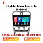 Icreative autoraadio Subaru Forester SG 2002-2008 jaoks Androidi multimeedia videopleier Navigation 2 Din Autoradio