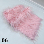 25x45cm Cosplay kangas &otilde;mblusmaterjal 8cm kuhjaga kunstkarusnaha kangas lapit&ouml;&ouml; nuku m&auml;nguhabeme juuste jaoks 6