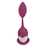 Les Tr&eacute;sors De Lily [R2889] &ndash; Roosa 'Leaf' teepall (silikoonteras + tass) - 15. 5x5cm Heleroosa