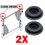 2x Nissan CUBE z11 JUKE F15 Micra K12 MURANO Z50 Z51 M&Auml;RKUS E11 Sunny B15 N16 Teana J31 J32 radiaatori kinnitus?Kummist puks