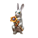 Les Tr&eacute;sors De Lily [R8521] - h&otilde;behall  Rabbit  disainipross - 50x20 mm h&otilde;be