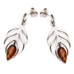 Les Tr&eacute;sors De Lily [R5511] &ndash; k&auml;sit&ouml;&ouml;lised h&otilde;bedast k&otilde;rvar&otilde;ngad  Inspiration  Amber konjak (roodiumiga kaetud) - 38x15mm pruun