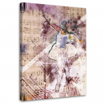 Feeby l&otilde;uendiprint, valges kleidis baleriin 40x60 beež