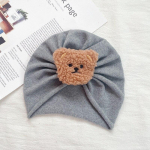 Imiku turbani armas multikas 3D karu nokam&uuml;ts vasts&uuml;ndinud beebipoisile t&uuml;drukule Armas kevadsuvi puuvillane v&auml;ikelapse bandaanid beebikraami