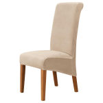 K&otilde;rge seljatoe tooli kate Silver Fox sametkangast veniv tooli katted koduse s&ouml;&ouml;gitoa pulmahotelli banketi spandex 4pcs