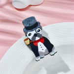 Blucome koer m&uuml;tsiga prillid prossid naiste stiilne akr&uuml;&uuml;l materjal loomam&auml;rk t&uuml;drukule kingitused n&ouml;&ouml;pn&otilde;elad tarvikud ehted must