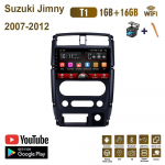 Androidi autoraadio Suzuki Jimnyle 2007-2012 auto multimeedia videopleier Autostereo raadio GPS-navigatsioon WIFI 1+16GB