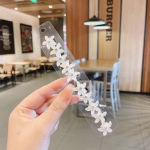 (Qunide) Laste printsessipea v&auml;ike juukseklamber Juuste aksessuaarid Juukseklamber 2023 Uus pea lillepea Little Girl Clip juukseklamber One Size roosa