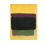 L&otilde;uendimaaling Plakatid Seinakunstipildid Vintage Abstraktne Punane Kollane V&auml;rvilised meistrite &otilde;litr&uuml;kid elutoa sisekujunduseks A4 21x30cm No Frame