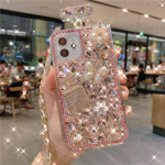 Blingi 3D parf&uuml;&uuml;mipudel Diamant kalliskivid Rhinestone Bling Capa Case Voor jaoks Samsung S23 S22 S21 ultra S20 FE S10 S9 S8 plus A12 A22 A32 A52 A13 A53 A51 iphone 7 8 se2020 roosa