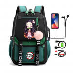 Demon Slayer Nezuko seljakotid meestele Anime koolikott teismelistele Canvas s&uuml;learvuti seljakott Naiste seljakott Anime Nezuko seljakott