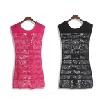 Loominguline vesti kleidi kujuga rippuv hoiukott Ehted v&auml;ljapanekukotid Kaelakee K&auml;ev&otilde;ru K&otilde;rvar&otilde;ngas S&otilde;rmuste hoidja Korralduskott roosa