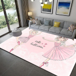 Balletit&uuml;druku 3D-prindimisala vaip, laste magamistuba, m&auml;ngup&otilde;randamatt, pehme t&uuml;drukutuba, m&auml;nguvaibad elutoa jaoks Kodu sisekujundus 150x220cm
