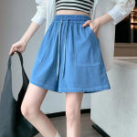 Suures suuruses naiste sportlikud l&uuml;hikesed p&uuml;ksid veniv elastne v&ouml;&ouml;koht, pestud &uuml;hev&auml;rvilised Lyocell &otilde;hukesed laia s&auml;&auml;rega l&uuml;hikesed p&uuml;ksid suurte taskutega L must