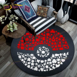 Elutoa vaip Pikachu Cartoon Pokemon 3D &uuml;mmargused matid diivanilauale Kodu lastele P&otilde;randavaip, libisemisvastane ala vaip 150cm