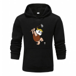 Uue disainiga tr&uuml;kir&otilde;ivad Meeste kapuuts Hip Hop dressipluusid Suurem&otilde;&otilde;tmelised Pullover Hoodie Meestele Naiste Pusad Paarid Pulloverid S must
