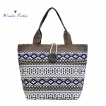 L&otilde;uendist kott Etniline naiste stiilis mustriga &otilde;lakott Retro vabaaja kandekott k&auml;ekoti liitmine