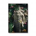 P&otilde;hjamaade lilleloomade seinamaaling tiigerl&otilde;vi sebra plakat ja tr&uuml;kk Elutoa l&otilde;uend Moodne klassikaline dekoratiivmaal 20x30cm must