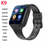 4g Kids Smart Watch Kaamera Sos Veekindel GPS Wifi Videok&otilde;ne Monitori J&auml;lgija asukoht Lbs Nutikell Lastekell K9 black