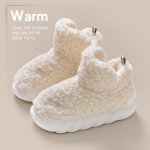 Naiste Meeste Kodusussid 2022 Uued soojal talvel karvased pehmed l&uuml;hikesed pl&uuml;&uuml;sis sussid libisemiskindlad magamistoa liugused siseruumides, kodu poolsaapad 41 valge