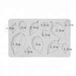 Puu vahtralehe vorm Silikoon Fondant Koogi kaunistamiseks T&ouml;&ouml;riistad &Scaron;okolaadi k&uuml;psetusvorm 3D Sugarcrafti vaigust savi Kodused k&uuml;psetusn&otilde;ud hall