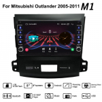 Androidi autoraadio multimeediumivideopleier Mitsubishi Outlanderile 2005-2011 Nupuga WiFi BT 2 Din 1+16GB 1+16GB