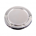 Metallist &uuml;mmargune kokkupandav kandekott Kaasaskantav k&auml;ekoti rahakott Lauakonksu riidehoidja