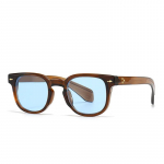 SHAUNA Retro Rivets Naiste kandilised p&auml;ikeseprillid Gradient Trending Men Shades UV400