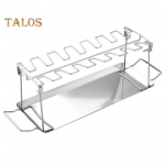 BBQ kanatiivajala &uuml;htlase kuumusega grillrest tilgapanniga Mitmeotstarbeline roostevabast terasest r&ouml;stimishoidiku komplekt Sets