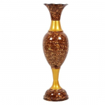 Lillevaas suur elutoa nurga jaoks - 63,5 cm pikk pruun tekstuur - 1 pakis