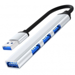Esmaklassiline USB Expander 4 pordiga &uuml;li&otilde;huke pistikm&auml;ng USB h&otilde;be