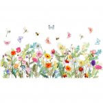 Multifilmi taimede seinakleebised veekindlad lillelised muru- ja liblikakleebised Vin&uuml;&uuml;list kunstikaunistustega eemaldatavad taustakleebised elutoa t&uuml;drukutele