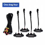 4 in 1 Raptor-stiilis iluv&otilde;re valguse LED-v&otilde;re kinnituskomplektid esiv&otilde;re s&otilde;idutuled Fordi maastikuautode pagasiruumi maasturile black shell 4 in 1