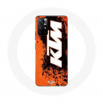 Valge oranži taustaga &uuml;mbris Xiaomi Redmi Note 11s 5G KTM logo jaoks