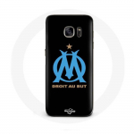 Samsung Galaxy S7 &uuml;mbris Marseille Olympic logo must taust
