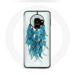 &Uuml;mbris Samsung galaxy S9 plus Dream Catcheri sinise valge taustaga valge